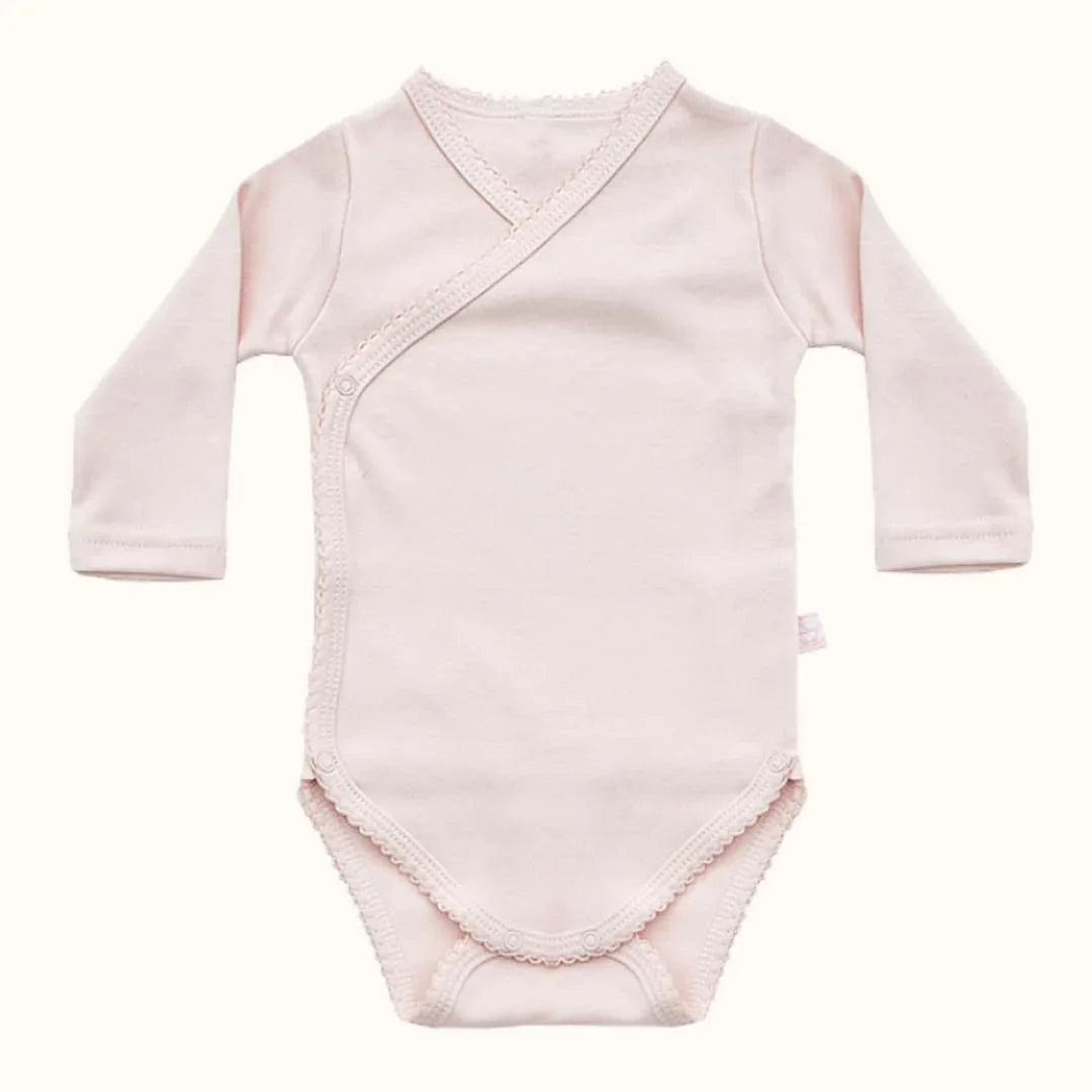 3 Bodys Cruzado Básico Rosa