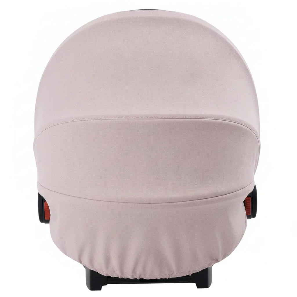 Capa protetora rosa para carrinho de bebê, suave e confortável para recém-nascidos