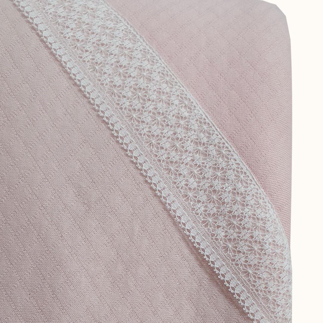 Fralda Malha 1 e 2 Mimos Rosa