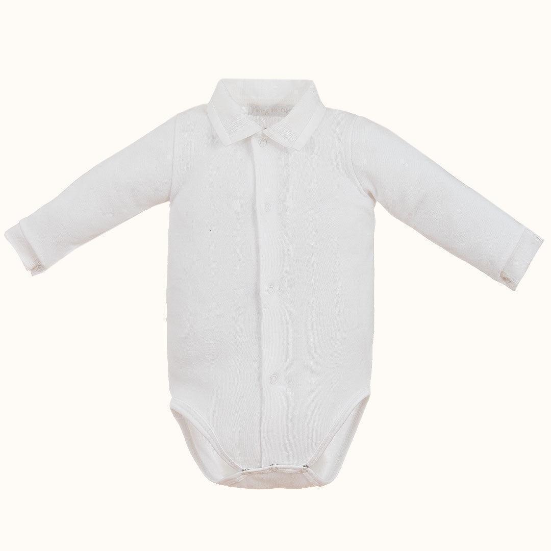body-de-gola-country-branco-verao-pim-pam-pum-baby-65331 - Pim-Pam-Pum Baby