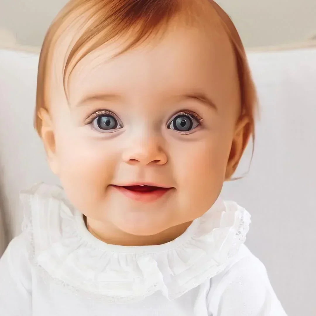 Camisola de Gola Básico Branco Verão - Pim-Pam-Pum Baby