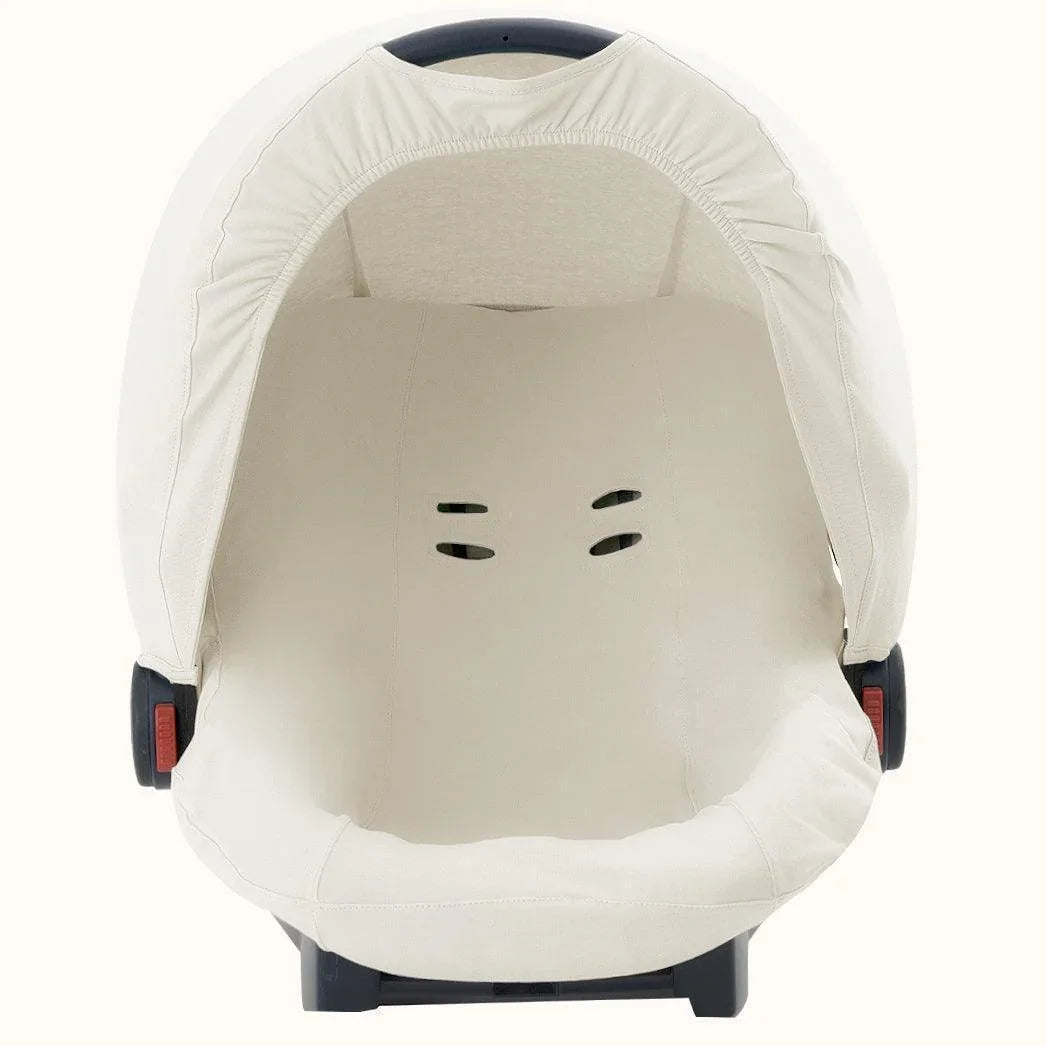 forra bege para cadeirinha de bebê, tecido macio, proteção e conforto para verão
