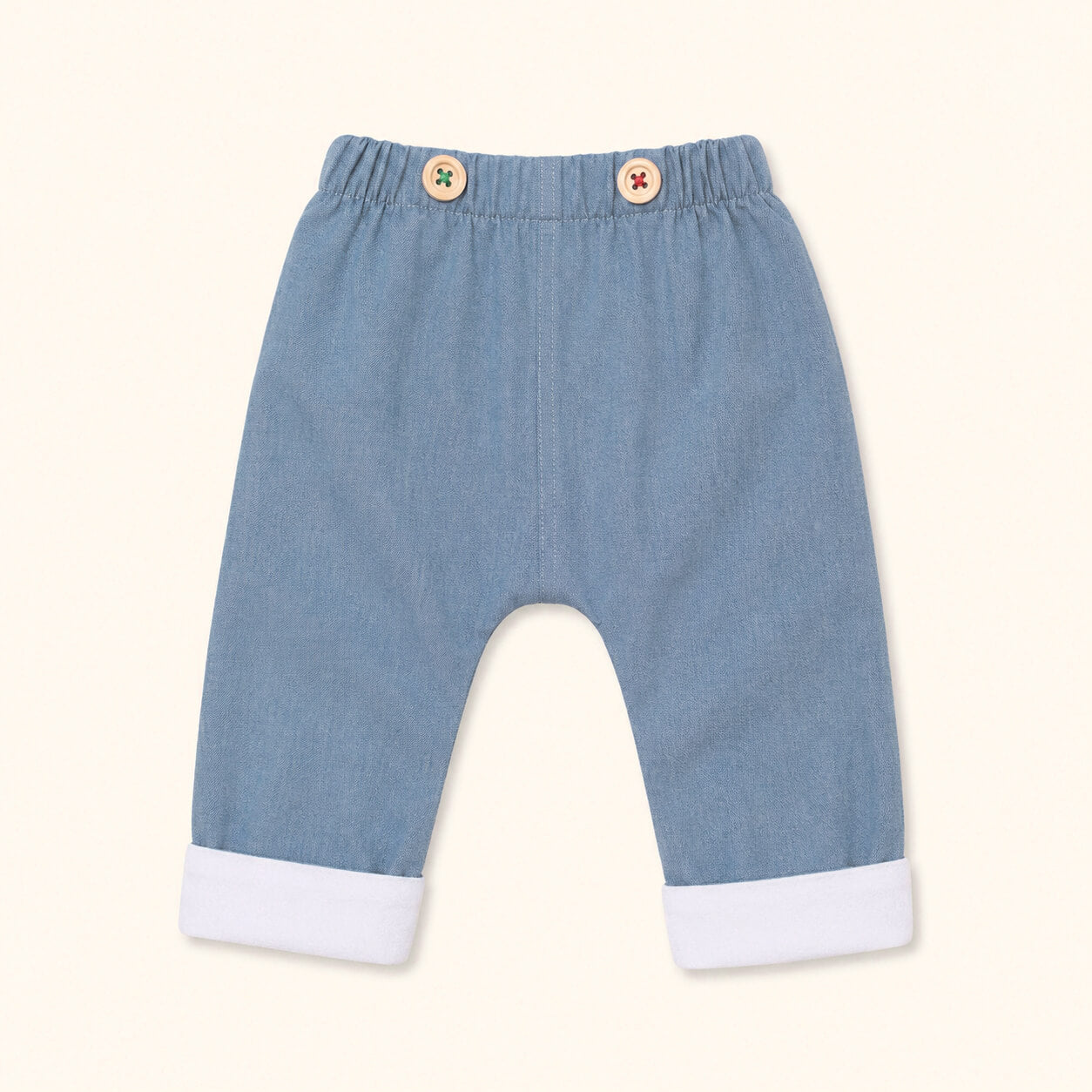 Fatinho 2 Peças Denim Branco/Azul