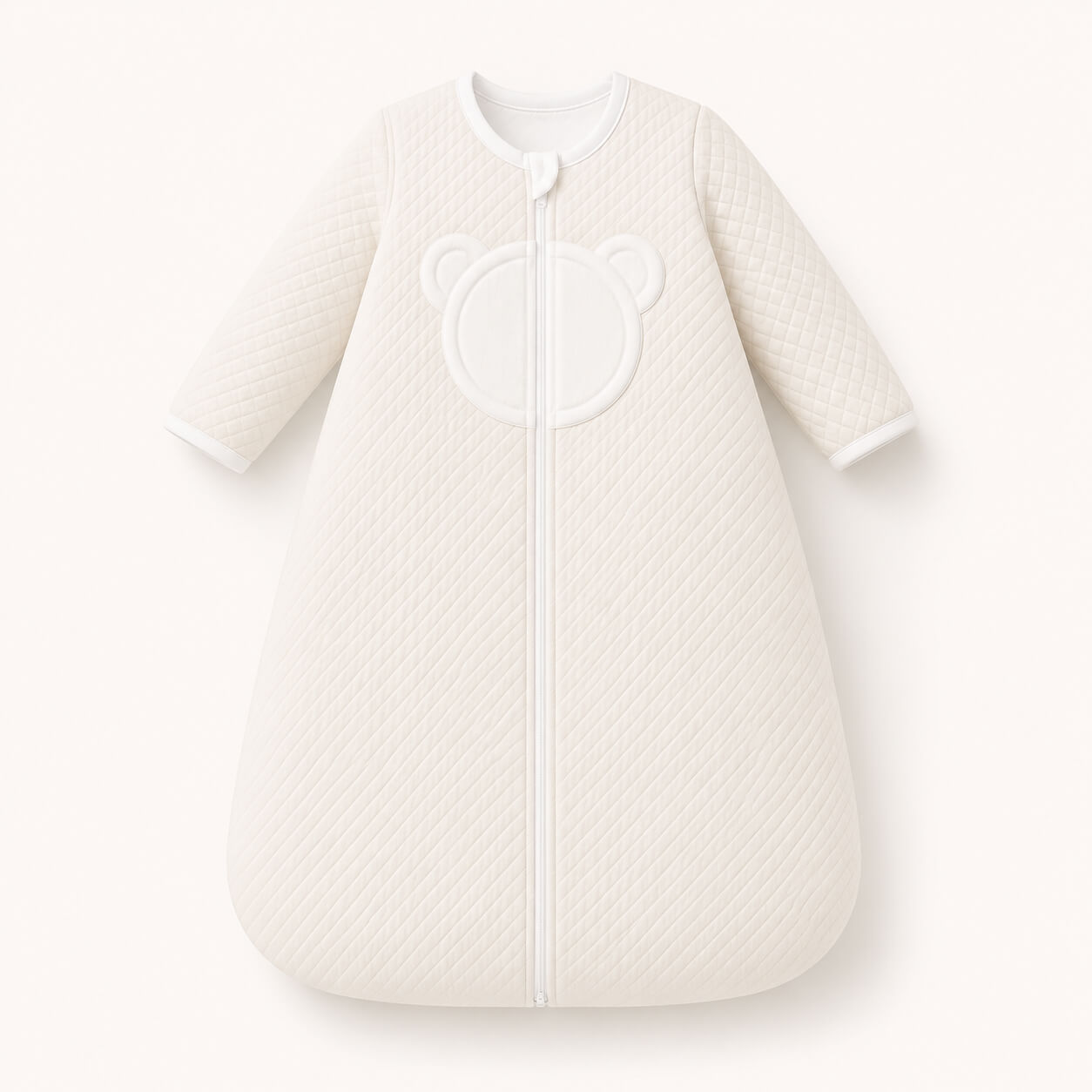 Saco de dormir para bebé com estampa de urso, ideal para recém-nascidos, confortável e quentinho