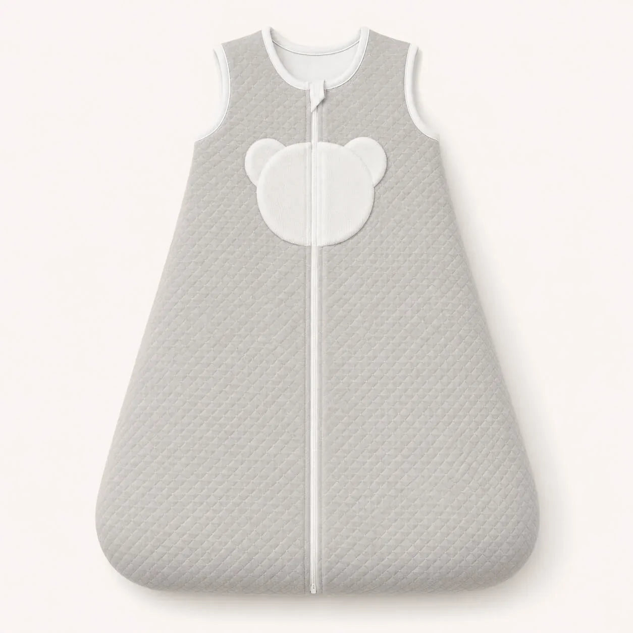 Saco de dormir para bebé com estampa de urso, ideal para recém-nascidos e conforto suave
