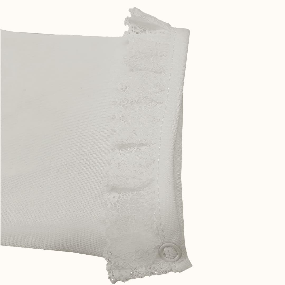 Vestido e Body/Cueca Romantic Bege Rosa Velho - Pim-Pam-Pum Baby