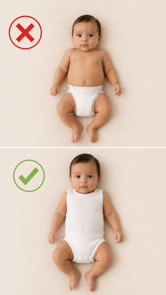 Não deixe o seu Bebé só de Fralda!