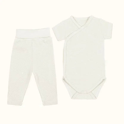 3 Bodies Manga Curta e Calças Sem Pés Sweet Menino - Pim-Pam-Pum Baby