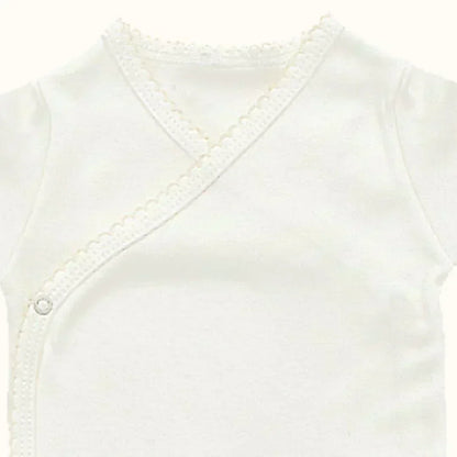 3 Bodys Cruzado e Calças Básico Bege - Pim-Pam-Pum Baby