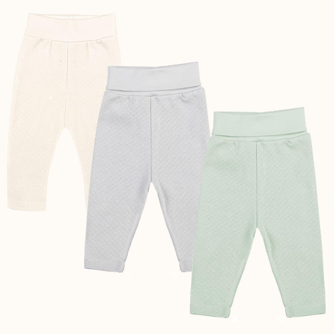 3 Calças Sem Pés Sweet Cores - Pim-Pam-Pum Baby