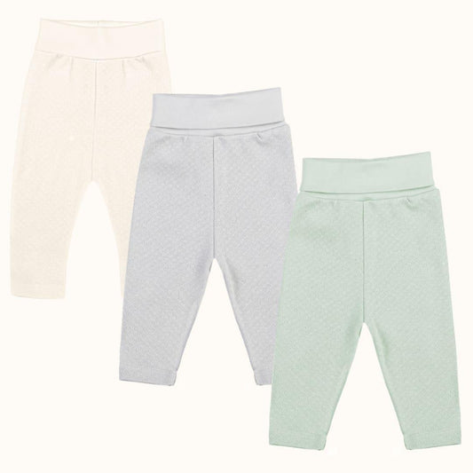 3 Calças Sem Pés Sweet Cores - Pim-Pam-Pum Baby