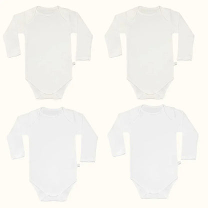 4 Bodies Cava Americana Sweet Branco e Bege - Pim-Pam-Pum Baby
