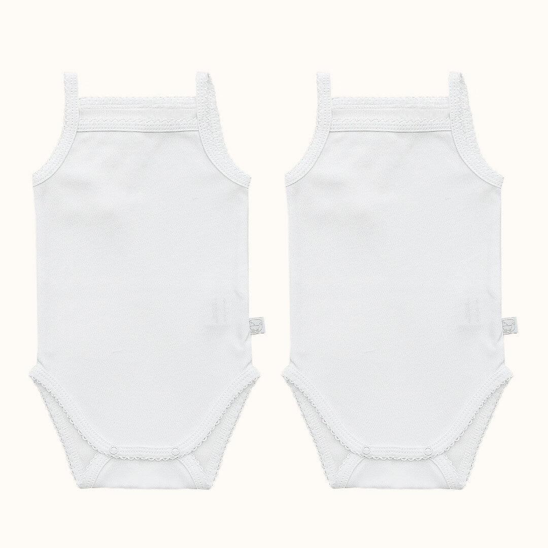 4 Bodies de Alças Básico - Pim-Pam-Pum Baby