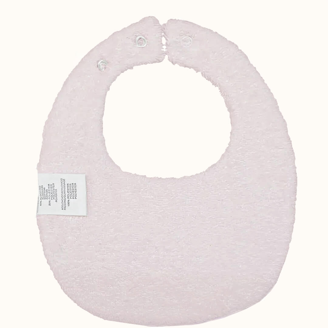 Babete para bebé em Algodão com Impermeável no interior  Romantic 1 Rosa