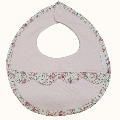 Waterproof Bib with Little Flowers