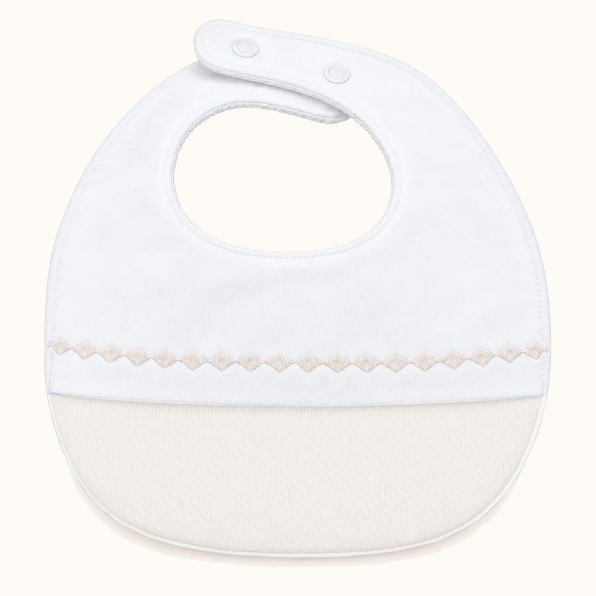 Babete para Bebé em Algodão com Impermeável Interior | Sweet Bege