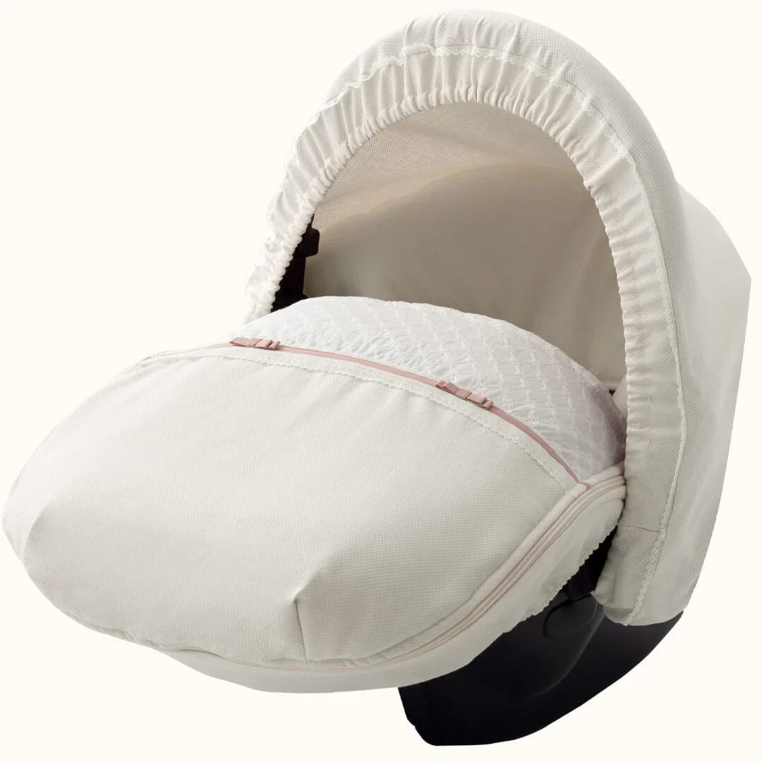 Forra Babycoque Romantic Bege e Rosa Velho