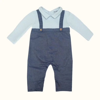 Babygrow sem Pés Denim 1 Azul