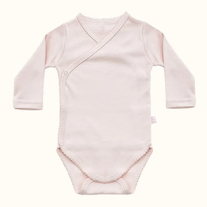 3 Bodys Cruzado Básico Rosa