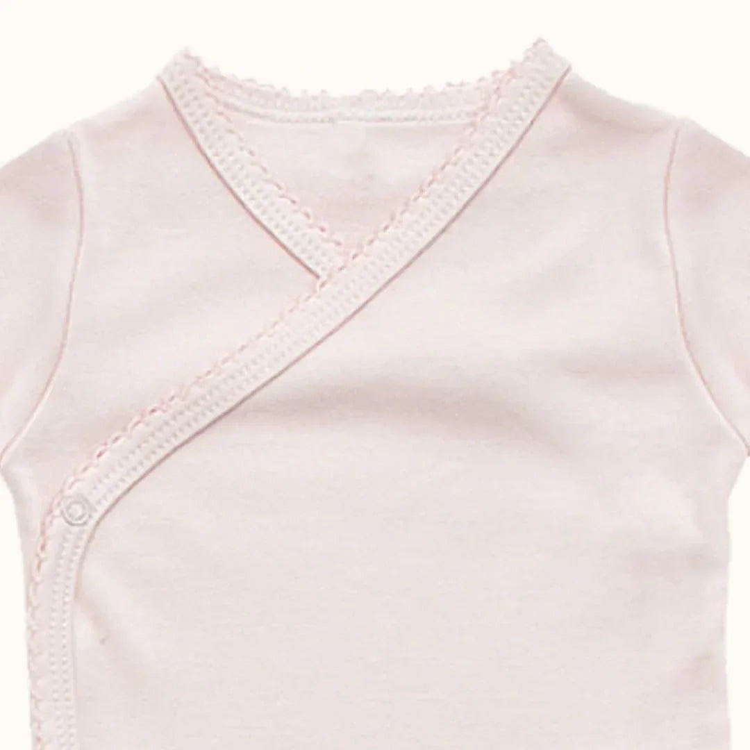 3 Bodys Cruzado Básico Rosa