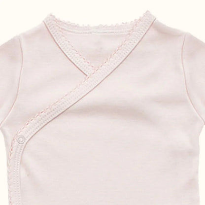 3 Bodys Cruzado Básico Rosa