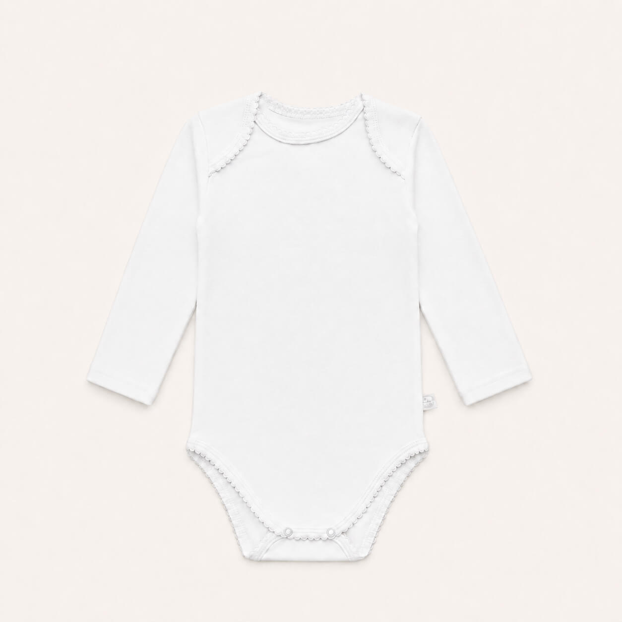 ​2 Bodies cava americana para bebé em 100% algodão Interlock branco. Sem etiquetas no decote, anti-pilling e ultra resistente