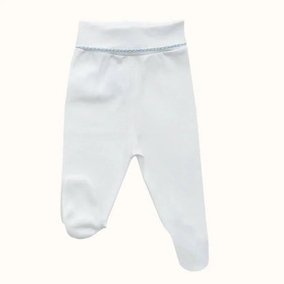 Body e Calça Básico Branco/Azul