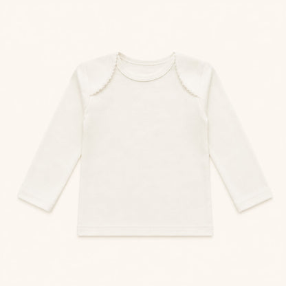 camisola interior de algodão bege para bebé a partir dos 9 meses, super confortáveis, sem etiquetas no decote