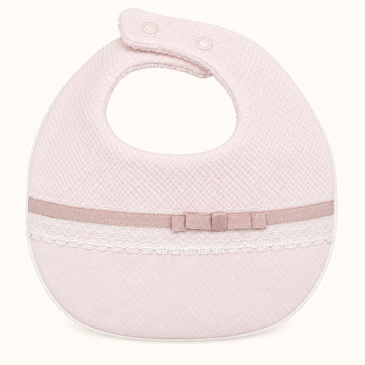 Babete para bebé em Algodão com Impermeável no interior  Romantic 1 Rosa