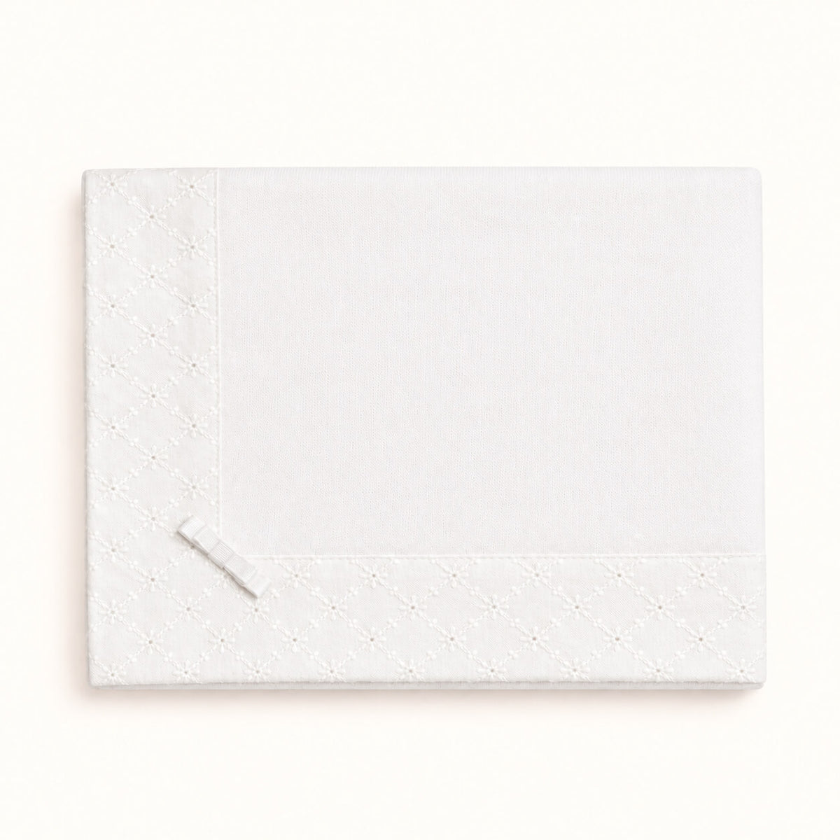 Fralda de Pano para Bebé em Malha 100% algodão | Romantic 2 Branco