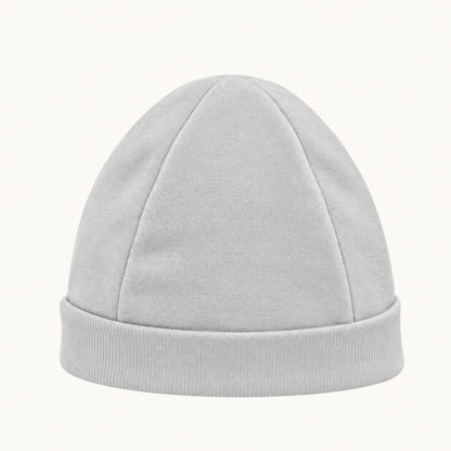 Gorro de Bebé em Algodão "Basic Cinza" (Versões Verão & Inverno)