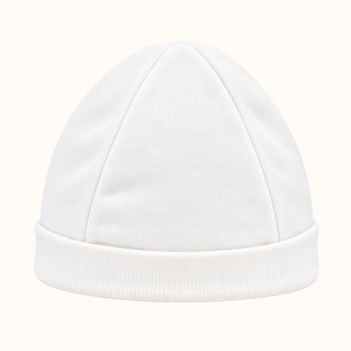 Gorro de Bebé em Algodão "Basic Branco" (Versões Verão & Inverno)