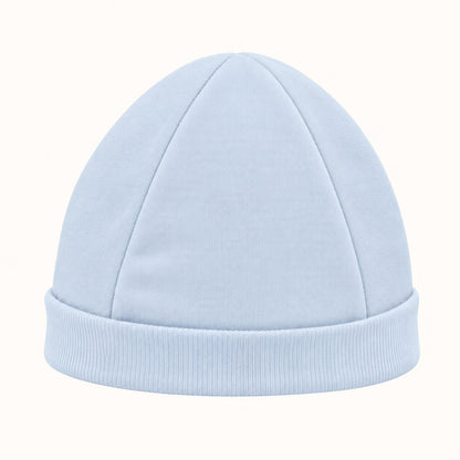 Gorro de Bebé em Algodão "Basic Azul" (Versões Verão & Inverno)