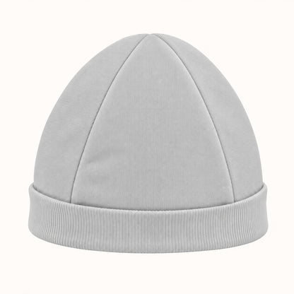 Gorro de Bebé em Algodão "Basic Cinza" (Versões Verão & Inverno)
