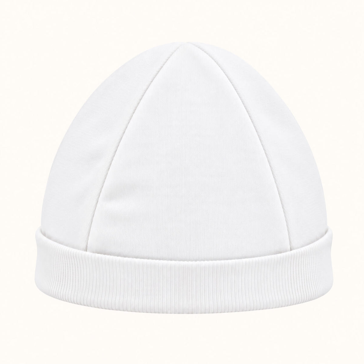 Gorro de Bebé em Algodão "Basic Branco" (Versões Verão & Inverno)