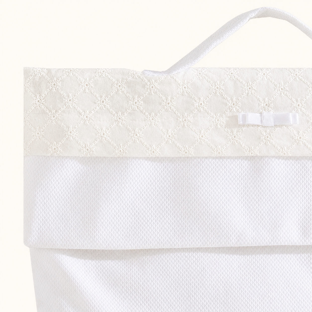 Romantic 2 White First Clothes Bag