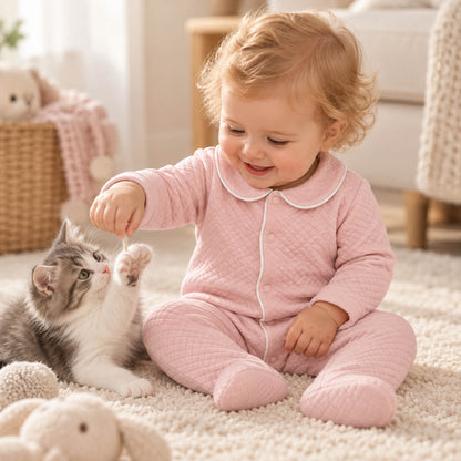 Babygrow Malha para Menina - Diamante