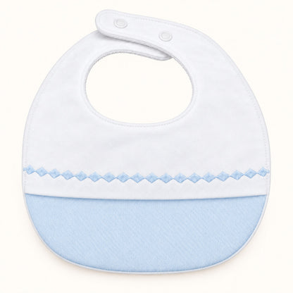 Babete para Bebé em Algodão com Impermeável Interior | Sweet Azul