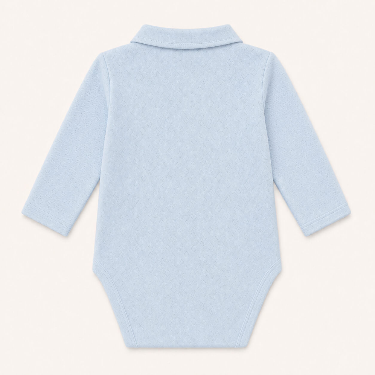 Costas de body de gola de camisa em malha 100% algodão fantasia verde para bebés de 1 mês aos 24 meses