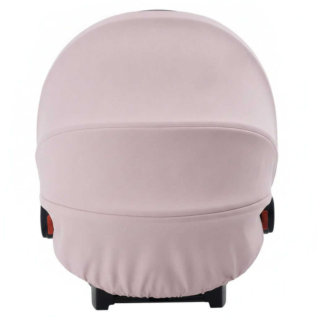 Capa protetora rosa para carrinho de bebê, suave e confortável para recém-nascidos