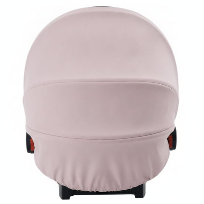 Capa protetora rosa para carrinho de bebê, suave e confortável para recém-nascidos
