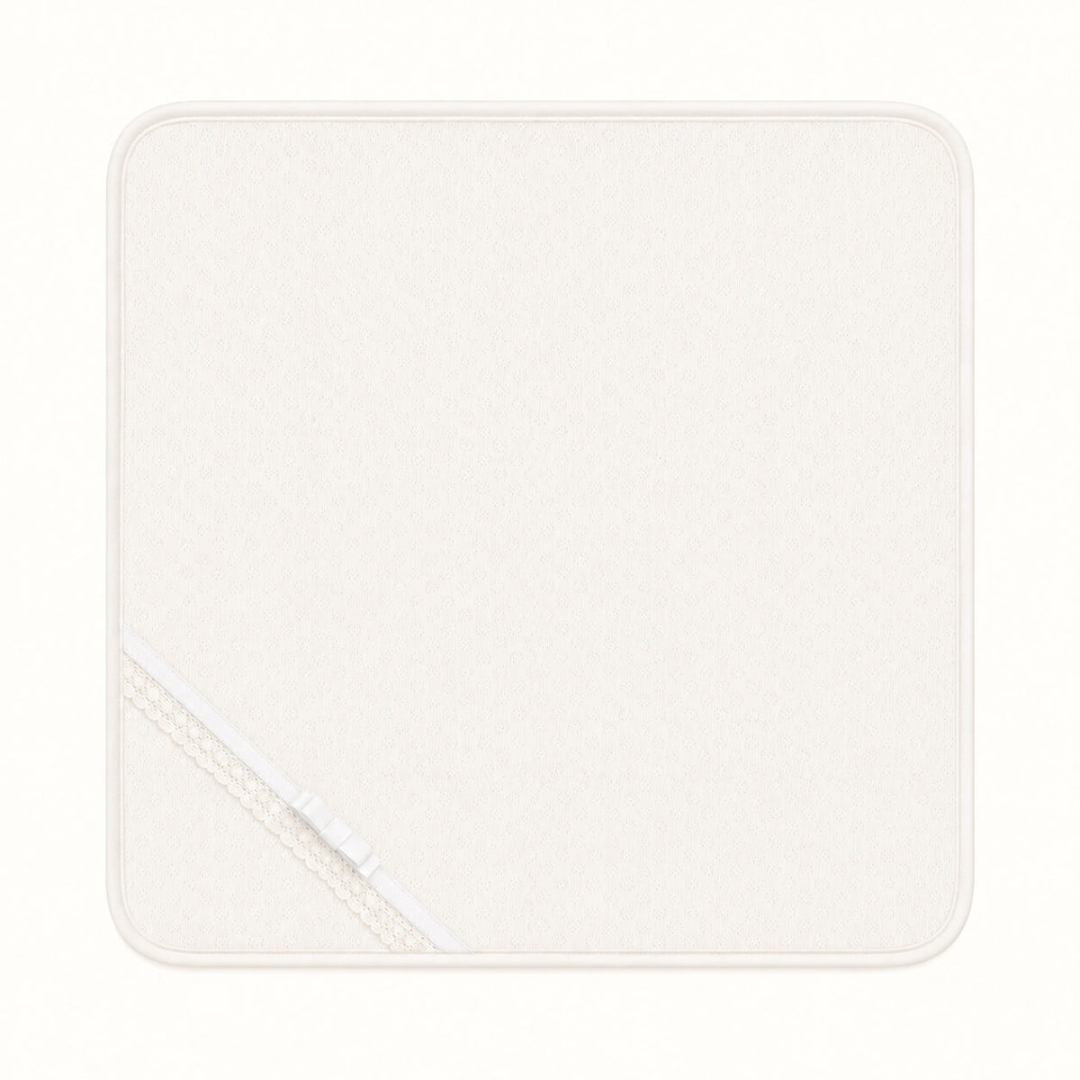 Fralda de Pano para Bebé em Malha 100% algodão | Romantic 1 Bege/Branco