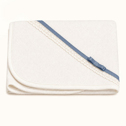 Fralda de Pano para Bebé em Malha 100% algodão | Romantic 1 Bege/Azul