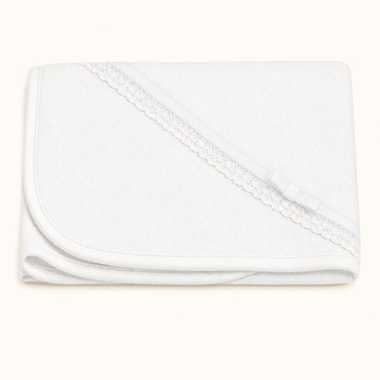 Fralda de Pano para Bebé em Malha 100% algodão | Romantic 1 Branco