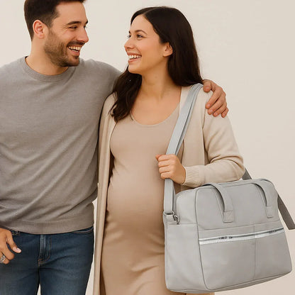Mala Maternidade Romantic Cinza