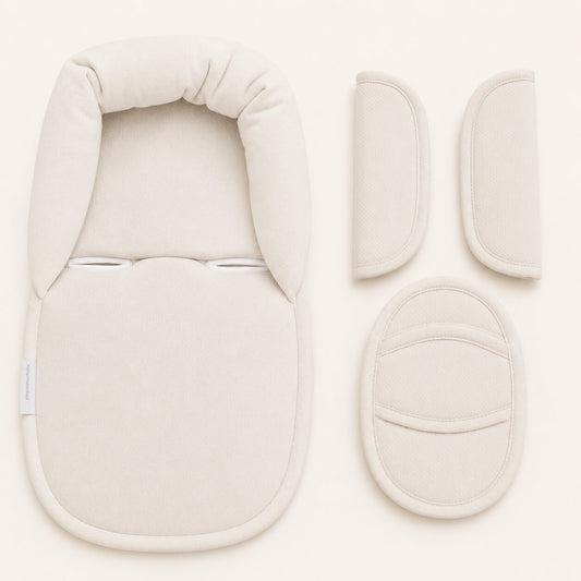 Reductor + Protectores de Cinturones piqué beige