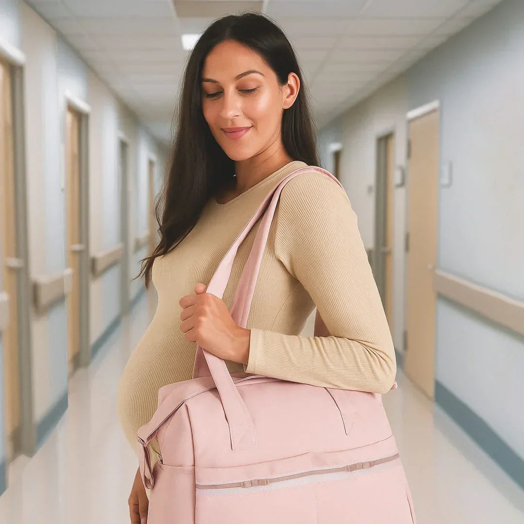 Conjunto Mala Maternidade Romantic Rosa