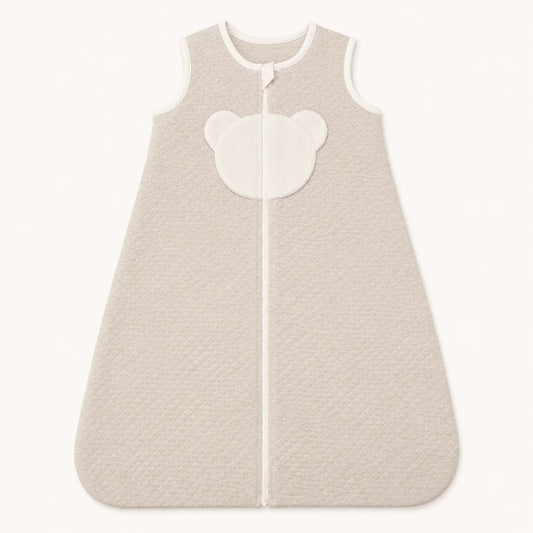 Saco de dormir sem mangas para bebé menina em camel, TOG1, perfeito para o verão