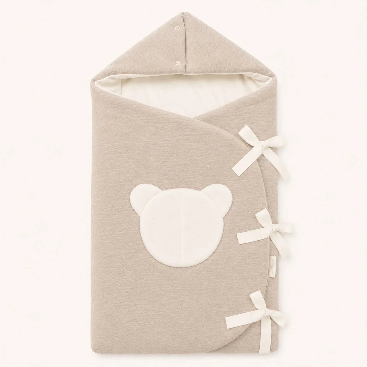 Saco nascimento diamante em malha losango camel, acolchoado e forrado a malha macia. Ideal para bebé dormir desde do nascimento - TOG 2,5