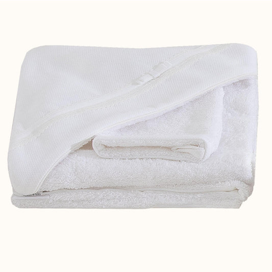 Romantic 1 White Bath Towel